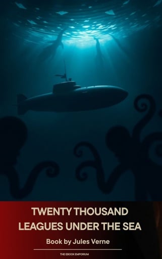 Portada del libro «20,000 Leagues under the Sea», de Jules Verne