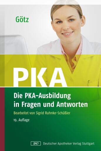 Portada del libro «Die PKA-Ausbildung in Fragen und Antworten», de Sigrid Ruhnke-Schüßler