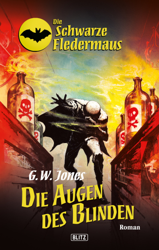 Portada del libro «Die schwarze Fledermaus 18: Die Augen des Blinden», de G.W. Jones