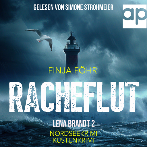 Portada del audiolibro «Racheflut», de Finja Föhr
