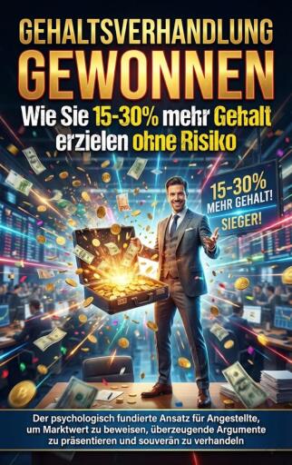 Gehaltsverhandlung gewonnen: Wie Sie 15-30% mehr Gehalt erzielen ohne Risiko