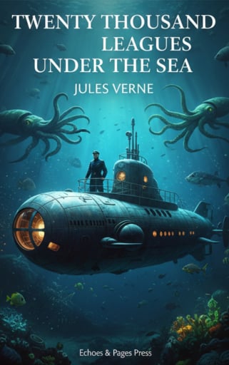 Portada del libro «Twenty Thousand Leagues Under the Sea»