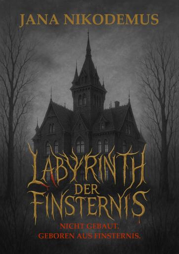 Portada del libro «Labyrinth der Finsternis», de Jana Nikodemus