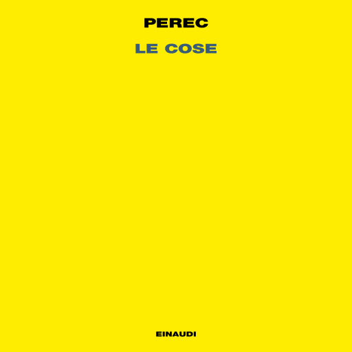 Portada del audiolibro «Le cose», de Georges Perec