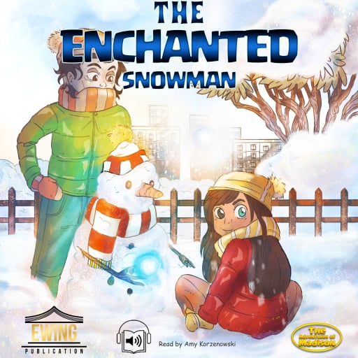 Portada del audiolibro «The Enchanted Snowman», de Mason Ewing