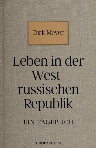 Leben in der Westrussischen Republik