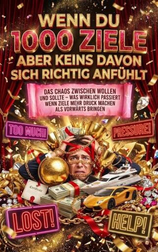 Portada del libro «Wenn Du 1000 Ziele Hast Aber Keins Davon Sich Richtig Anfühlt», de Moritz Lange