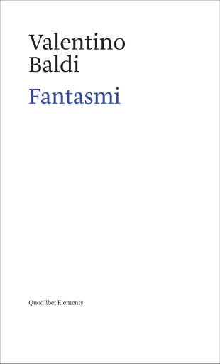 Portada del libro «Fantasmi», de Valentino Baldi