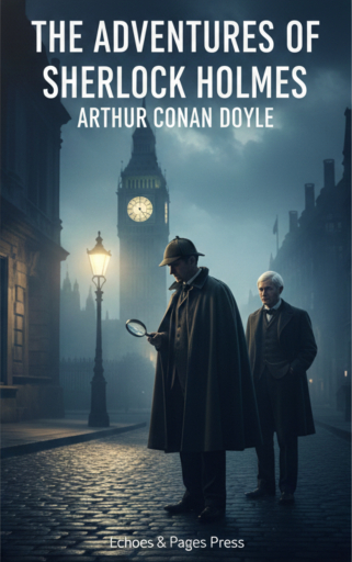 Portada del libro «The Adventures of Sherlock Holmes», de Arthur Conan Doyle