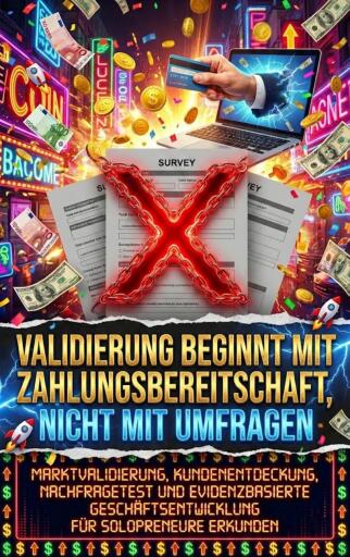 Validierung beginnt mit Zahlungsbereitschaft, nicht mit Umfragen