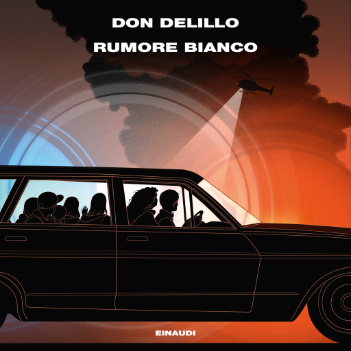 Portada del audiolibro «Rumore bianco», de Don DeLillo