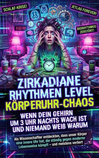 Zirkadiane Rhythmen Level Körperuhr-Chaos: Wenn dein Gehirn um 3 Uhr nachts wach ist und niemand weiß warum