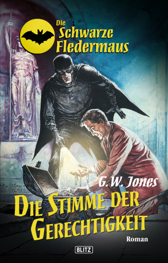 Portada del libro «Die schwarze Fledermaus 17: Die Stimme der Gerechtigkeit», de G.W. Jones