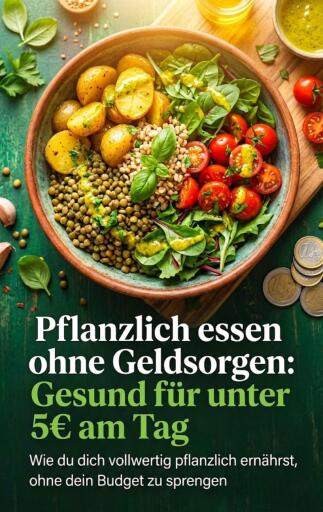 Pflanzlich essen ohne Geldsorgen: Gesund für unter 5€ am Tag