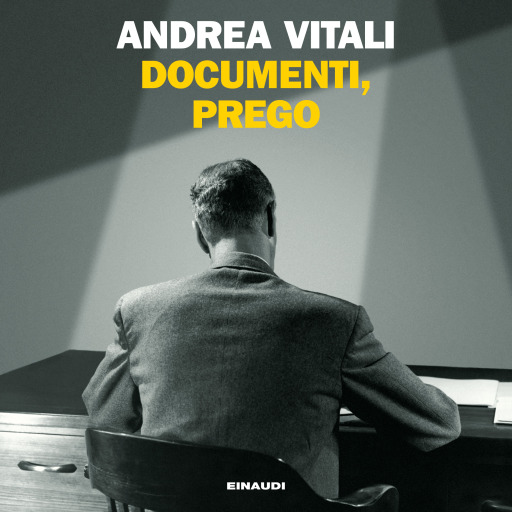 Portada del audiolibro «Documenti, prego», de Andrea Vitali