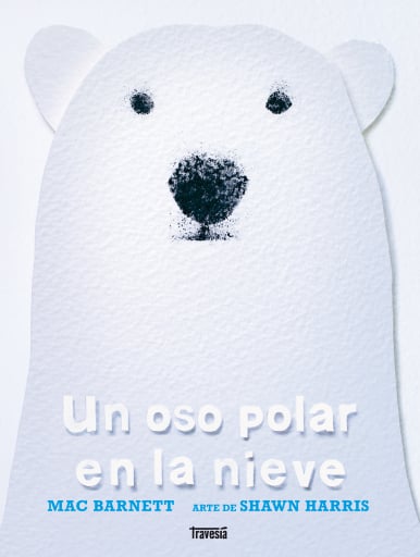 Un oso polar en la nieve