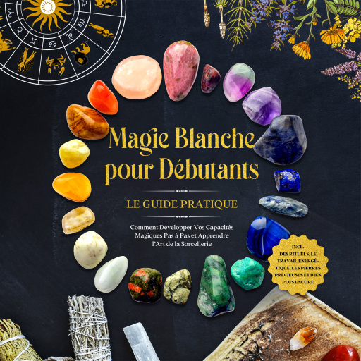 Magie Blanche pour Débutants – Le Guide Pratique : Comment Développer Vos Capacités Magiques Pas à Pas et Apprendre l'Art de la Sorcellerie – incluant des Rituels, le Travail Énergétique, les Pierres Précieuses et Bien Plus Encore.