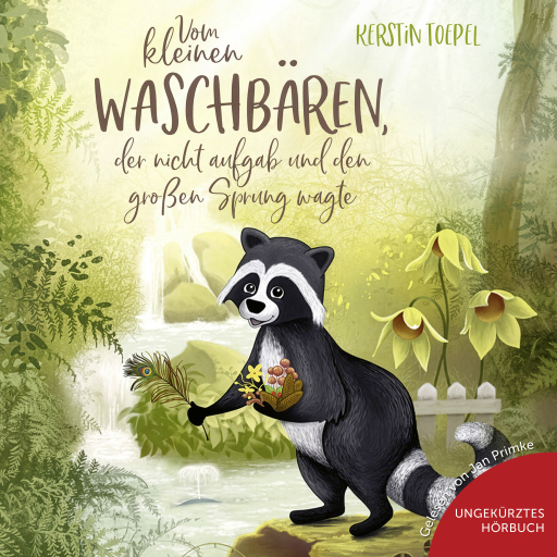 Vom kleinen Waschbären, der nicht aufgab und den großen Sprung wagte