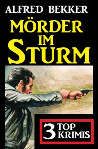 Portada del libro «Mörder im Sturm: 3 Top Krimis», de Alfred Bekker