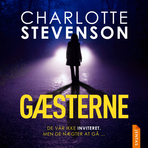 Portada del audiolibro «Gæsterne», de Charlotte Stevenson