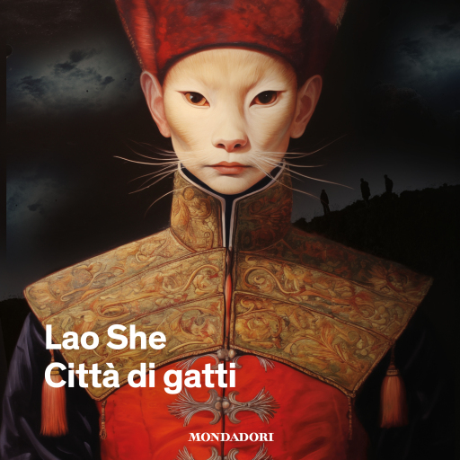 Portada del audiolibro «Città di gatti», de Lao She