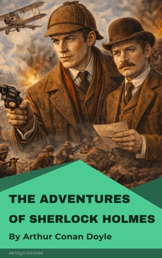 Portada del libro «The Adventures of Sherlock Holmes», de Arthur Conan Doyle