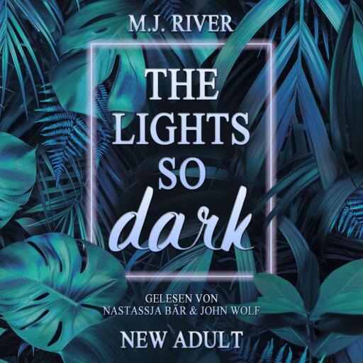 Portada del audiolibro «The Lights So Dark», de M.J. River