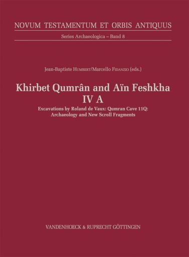 Portada del libro «Khirbet Qumrân and Aïn Feshkha IV A»