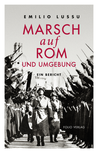 Portada del libro «Marsch auf Rom und Umgebung», de Emilio Lussu