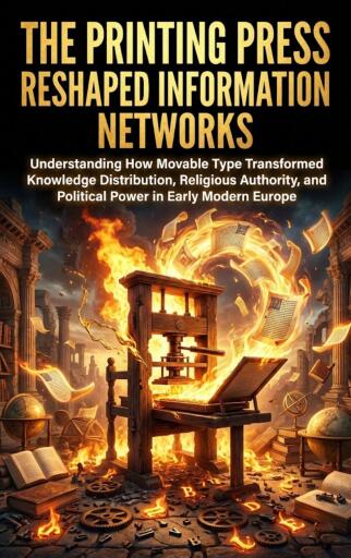 The Printing Press Reshaped Information Networks