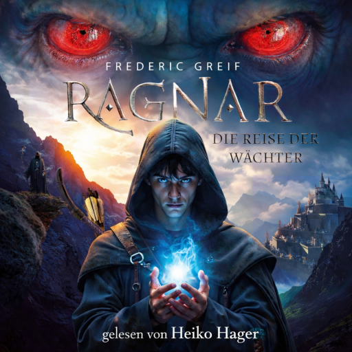 Portada del audiolibro «Ragnar- Die Reise der Wächter», de Frederic Greif