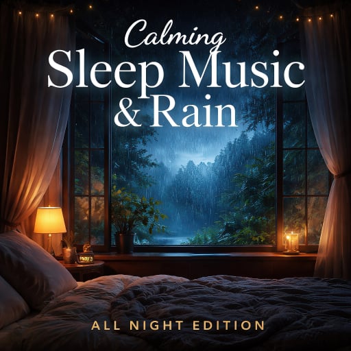 Calming Sleep Music & Rain - All Night Edition