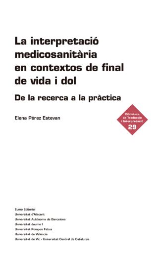 La interpretació medicosanitària en contextos de final de vida i dol
