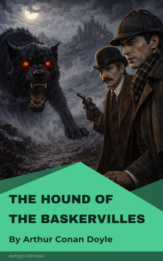 Portada del libro «The Hound of the Baskervilles», de Arthur Conan Doyle