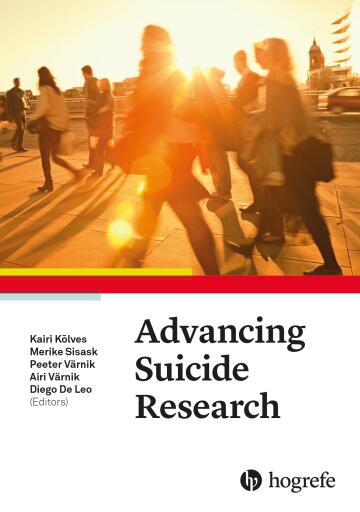 Portada del libro «Advancing Suicide Research»