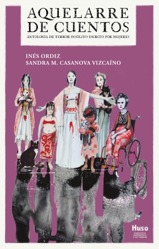 Portada del libro «Aquelarre de cuentos», de Inés Ordiz y Sandra M. Casanova Vizcaíno