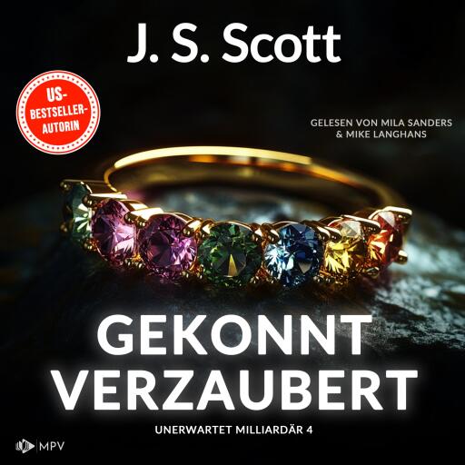 Portada del audiolibro «Gekonnt verzaubert», de J.S. Scott