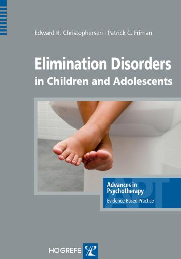 Portada del libro «Elimination Disorders in Children and Adolescents», de Edward R Christophersen, Patrick C Friman