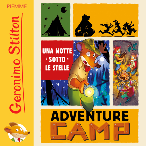 Portada del audiolibro «Una notte sotto le stelle», de Geronimo Stilton