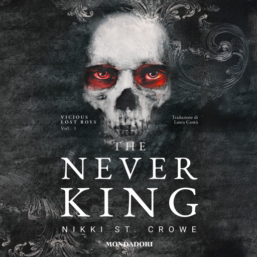 Portada del audiolibro «The Never King», de St. Crowe Nikki