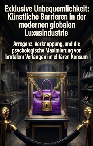 Exklusive Unbequemlichkeit: Künstliche Barrieren in der modernen globalen Luxusindustrie