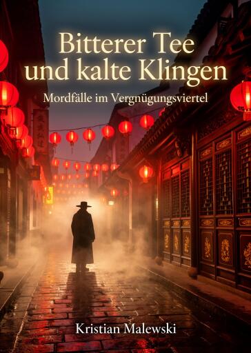 Portada del libro «Bitterer Tee und kalte Klingen», de Kristian Malewski