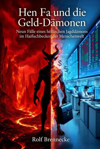 Portada del libro «Hen Fa und die Geld-Dämonen», de Rolf Brennecke