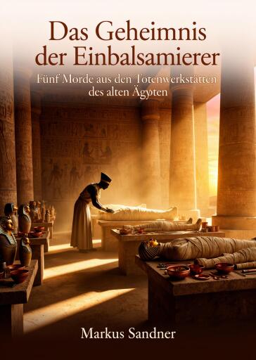 Portada del libro «Das Geheimnis der Einbalsamierer», de Markus Sandner