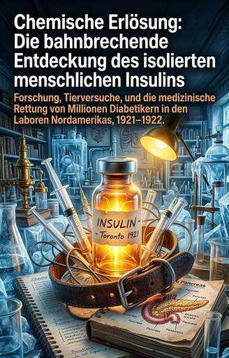 Portada del libro «Chemische Erlösung: Die bahnbrechende Entdeckung des isolierten menschlichen Insulins», de Susanne Pfeiffer