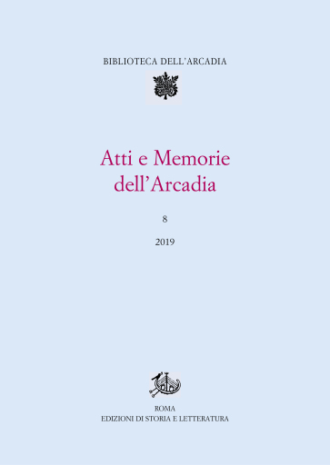 Atti e Memorie dell'Arcadia, 8 (2019)