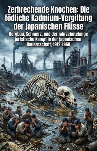 Portada del libro «Zerbrechende Knochen: Die tödliche Kadmium-Vergiftung der japanischen Flüsse», de Markus Kappel