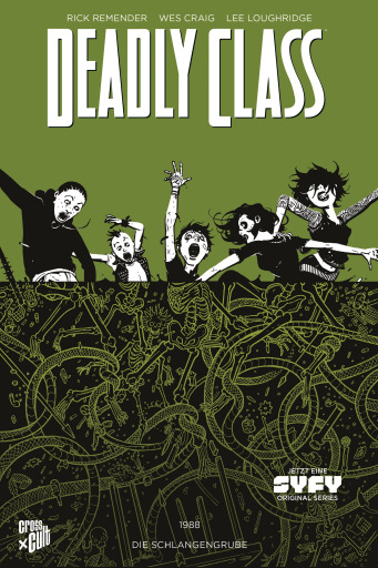 Portada del libro «Deadly Class 3: Die Schlangengrube», de Rick Remender