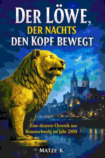 Der Löwe, der nachts den Kopf bewegt