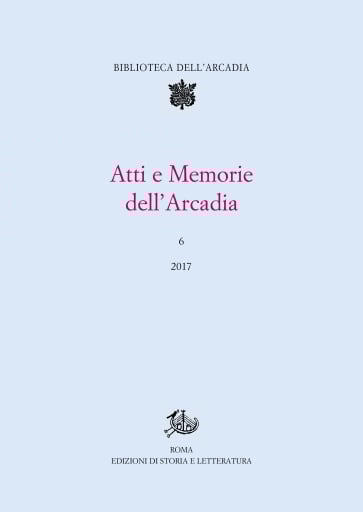 Atti e Memorie dell'Arcadia, 6 (2017)